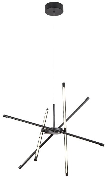 Rabalux 72338 - LED Luster na lanku HENLI2 LED/40W/230V 3000K čierna
