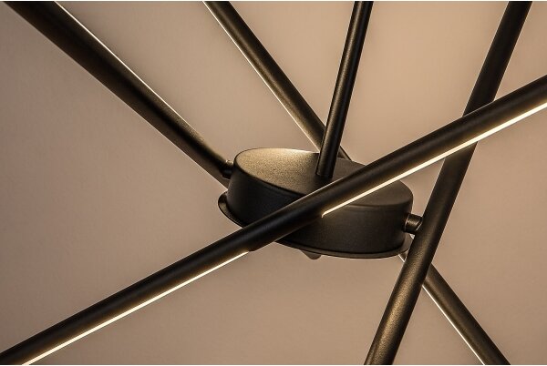 Rabalux 72338 - LED Luster na lanku HENLI2 LED/40W/230V 3000K čierna