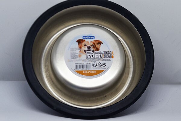 Protišmyková plytká nerezová miska Dark color fialová 235ml/15,5 cm, Nobleza, Výber Kupujem pre útulkáčov
