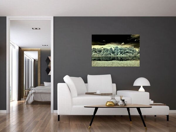 Obraz vodnej plochy (90x60 cm)