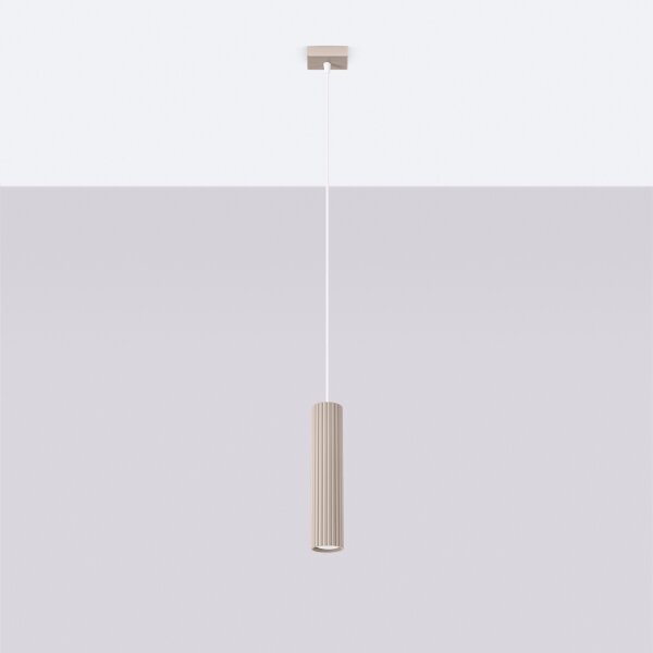 Brilagi - LED luster na lanku CRESTO 1xGU10/10W/230V taupe