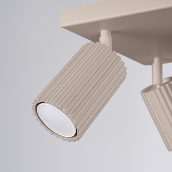 Brilagi - LED bodové svietidlo CRESTO 4xGU10/10W/230V taupe