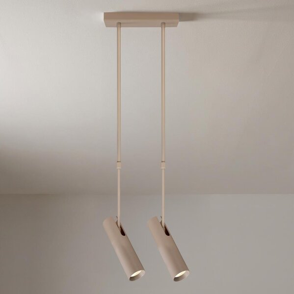 Brilagi - Luster na tyči SELE 2xGU10/30W/230V béžová