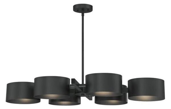 Westinghouse 63688 - Luster na tyči ZARO 6xE27/60W/230V