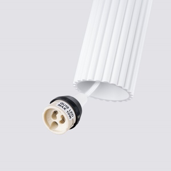 Sollux SL.1535 - Luster na lanku KARBON 1xGU10/10W/230V biela