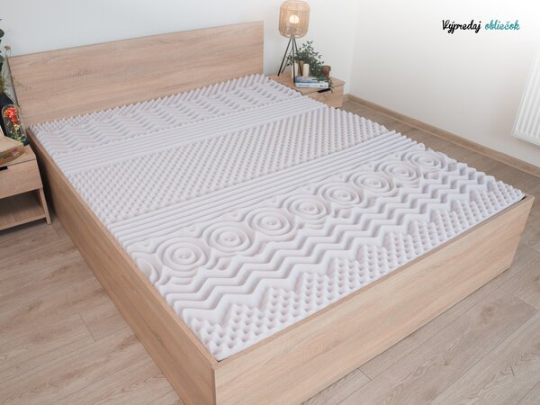 Penový matrac DELUXE 90 x 200 cm Ochrana matraca: BEZ chrániče matraca