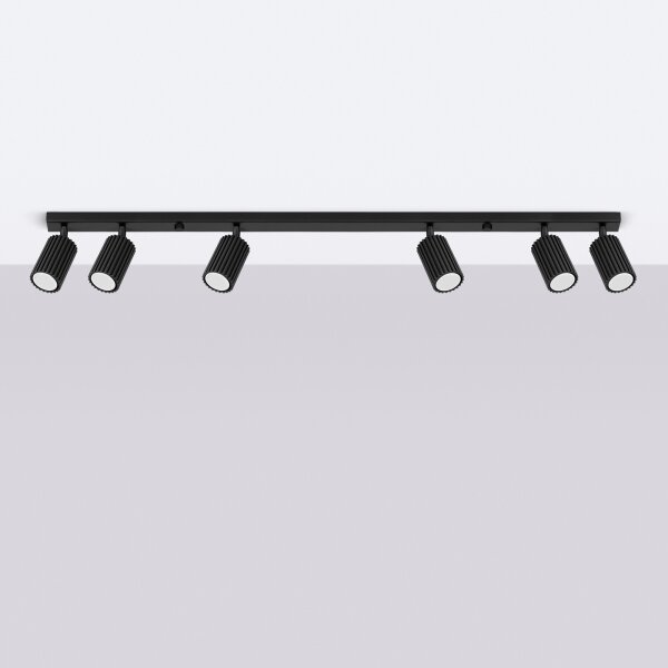 Brilagi - LED bodové svietidlo CRESTO 6xGU10/10W/230V čierna