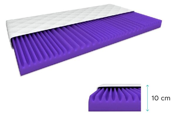 Penový matrac DELUXE 140 x 200 cm Ochrana matraca: BEZ chrániče matraca