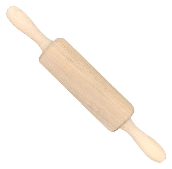 AMADEA Drevený valček mini, masívne drevo, dĺžka 23 cm