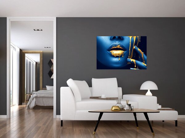 Obraz ľudskej tváre (90x60 cm)