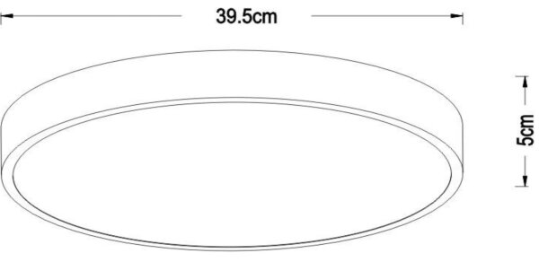 Lucide 79185/40/02 - LED Stm. stropné svietidlo UNAR LED/24W/230V pr. 39,5 zlatá