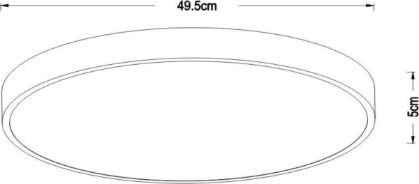 Lucide 79185/50/02 - LED Stm. stropné svietidlo UNAR LED/36W/230V zlatá