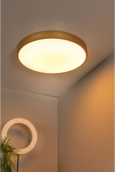Lucide 79185/50/02 - LED Stm. stropné svietidlo UNAR LED/36W/230V zlatá