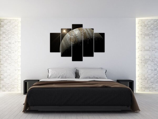 Obraz planéty vo vesmíre (150x105 cm)