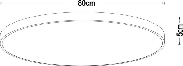 Lucide 79185/80/02 - LED Stm. stropné svietidlo UNAR LED/80W/230V zlatá