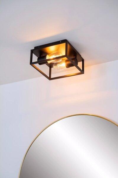 Lucide 27100/02/30 - Kúpeľňové stropné svietidlo CARLYN 2xE14/6W/230V IP54