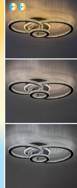 Rabalux 71392 - LED stmievateľné stropné svietidlo MAZIAR LED/40W/230V 3000-6500K + diaľkové ovládanie