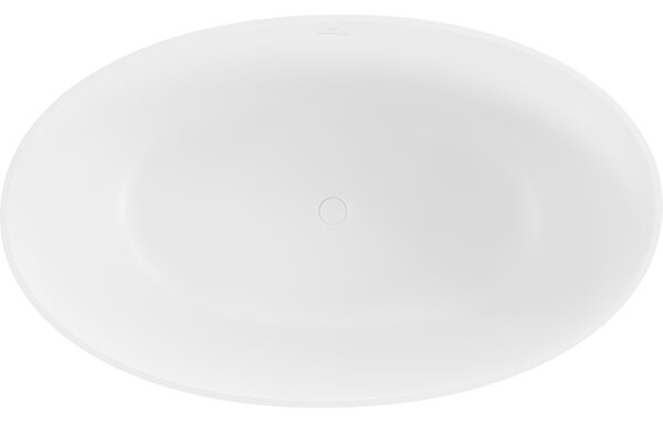 Mexen Parma, voľne stojaca vaňa z konglomerátu 160 x 95 cm, biela matná, 57231609500