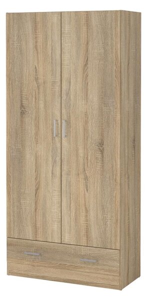 Šatníková skriňa Sid 80 x 36 x 170 cm, dub sonoma
