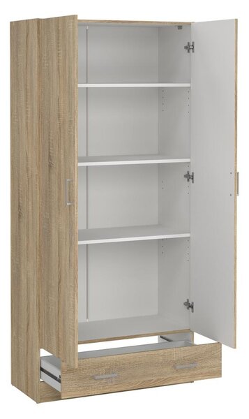 Šatníková skriňa Sid 80 x 36 x 170 cm, dub sonoma