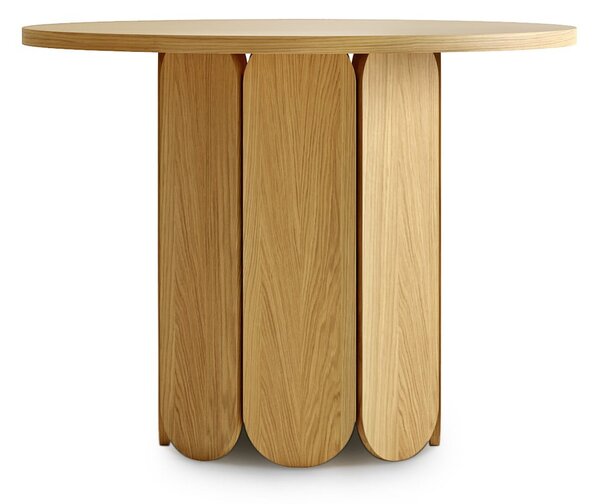 Jedálenský stôl v dubovom dekore Woodman Soft, ø 98 cm