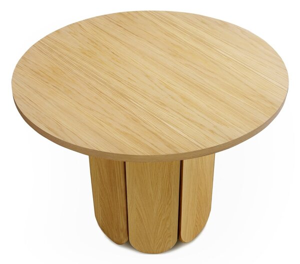 Jedálenský stôl v dubovom dekore Woodman Soft, ø 98 cm