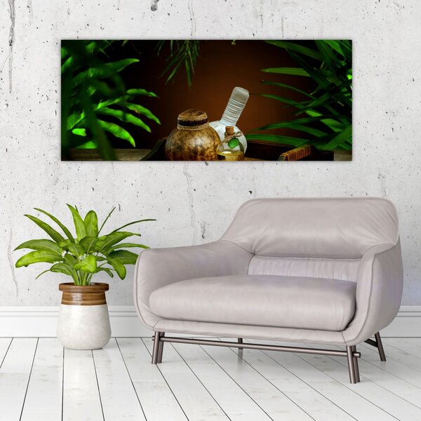 Obraz spa vecí (120x50 cm)