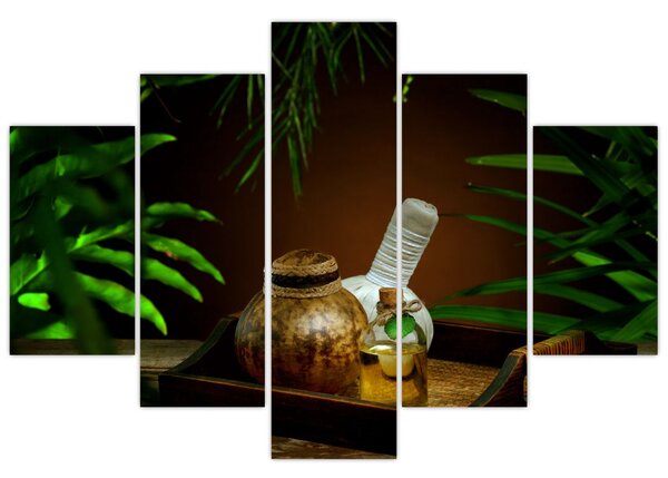 Obraz spa vecí (150x105 cm)