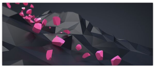 Obraz 3D abstrakcie (120x50 cm)