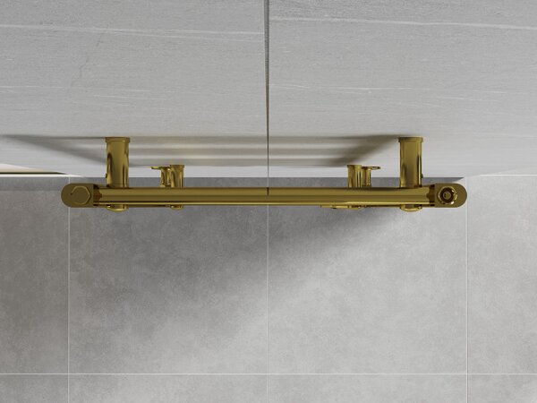 Mexen Mars, vykurovacie teleso 1200x500 mm, 417 W, zlatá lesklá, W110-1200-500-00-50