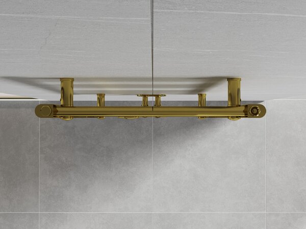 Mexen Mars, vykurovacie teleso 1200x500 mm, 417 W, zlatá lesklá, W110-1200-500-00-50