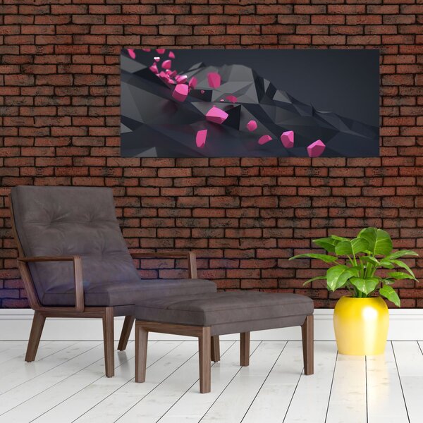 Obraz 3D abstrakcie (120x50 cm)