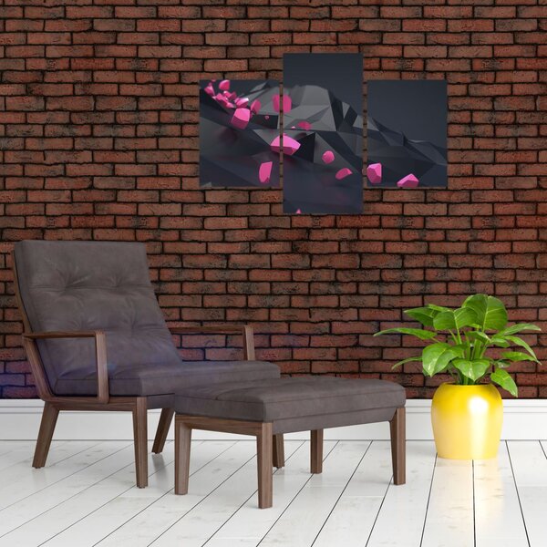Obraz 3D abstrakcie (90x60 cm)