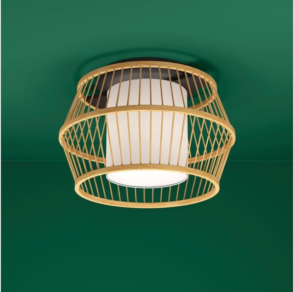 Eglo 390232 - Stropné svietidlo MONTERROSO 1xE27/40W/230V bambus