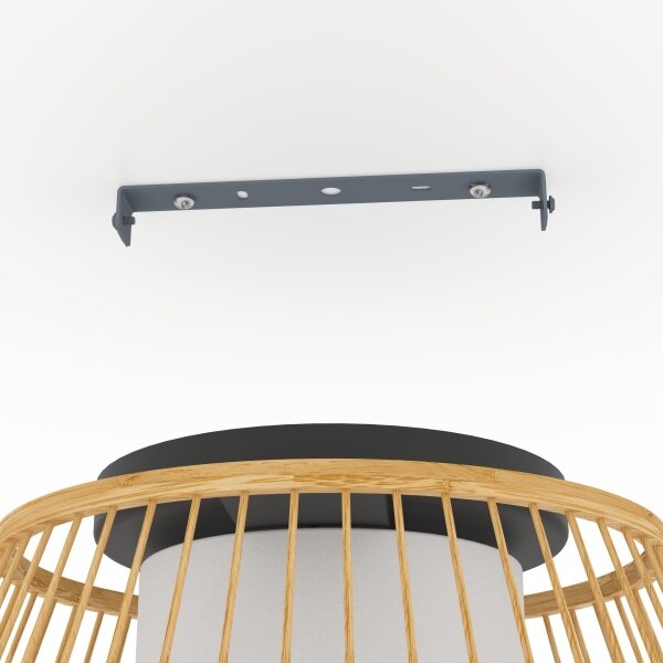 Eglo 390232 - Stropné svietidlo MONTERROSO 1xE27/40W/230V bambus