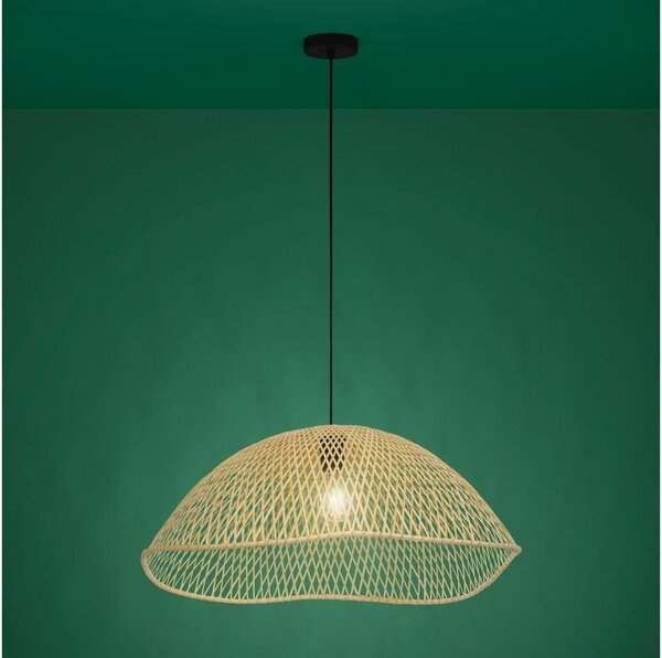 Eglo 390236 - Luster na lanku SAMBUCONA 1xE27/40W/230V pr. 72 cm bambus