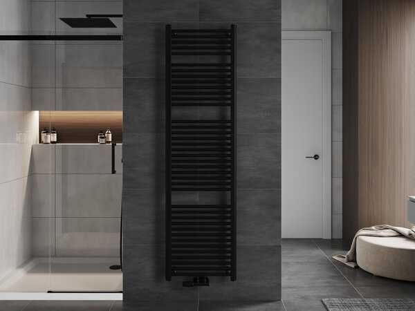 Mexen Mars, vykurovacie teleso 1800 x 500 mm, 814 W, čierna, W110-1800-500-00-70