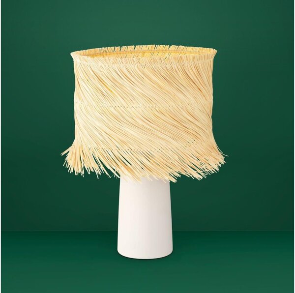 Eglo 390239 - Stolná lampa PAISANO 1xE27/40W/230V ratan