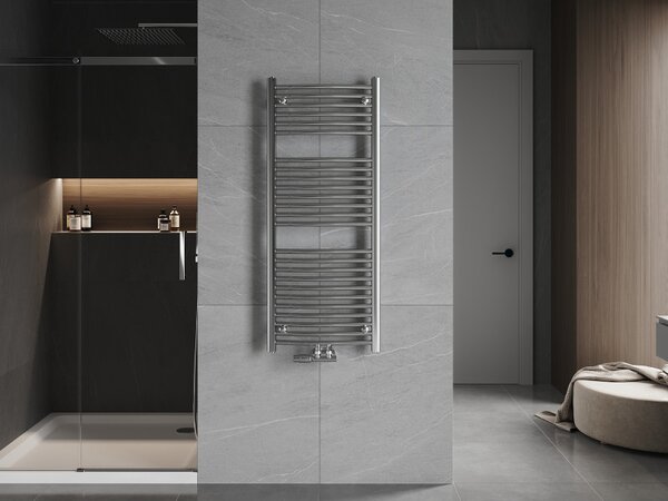 Mexen Ares, vykurovacie teleso 1200 x 500 mm, 420 W, chrómová, W102-1200-500-00-01