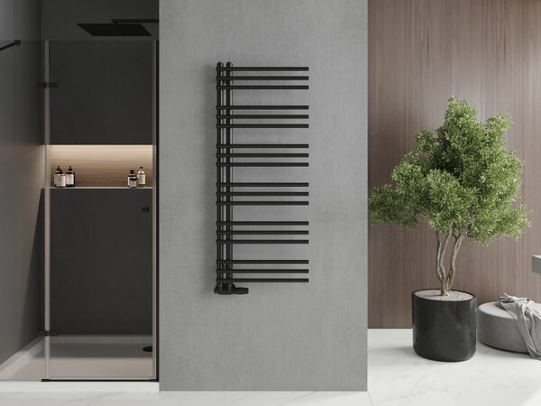 Mexen Neptun, vykurovacie teleso 1200 x 500 mm, 456 W, čierna, W101-1200-500-00-70