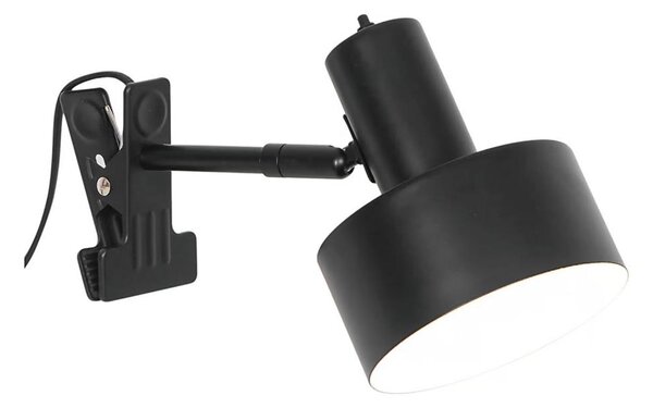 Nordlux - Lampa s klipom MATIS 1xE27/15W/230V čierna