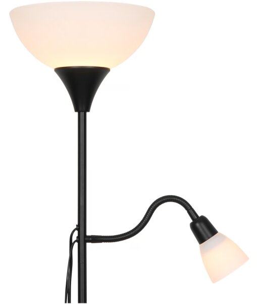 Nordlux - Stojacia lampa LAURIA 1xE27/40W/230V + 1xE14/15W