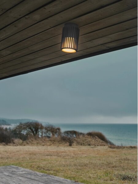 Nordlux - Vonkajšie stropné svietidlo ALUDRA 1xE27/15W/230V antracit