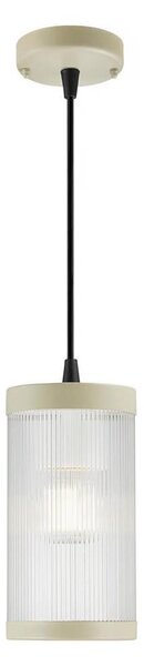 Nordlux - Vonkajší luster na lanku COUPAR 1xE27/25W/230V IP33 krémová