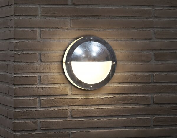 Nordlux - Vonkajšie nástenné svietidlo MALTA 1xE27/60W/230V IP54 strieborná