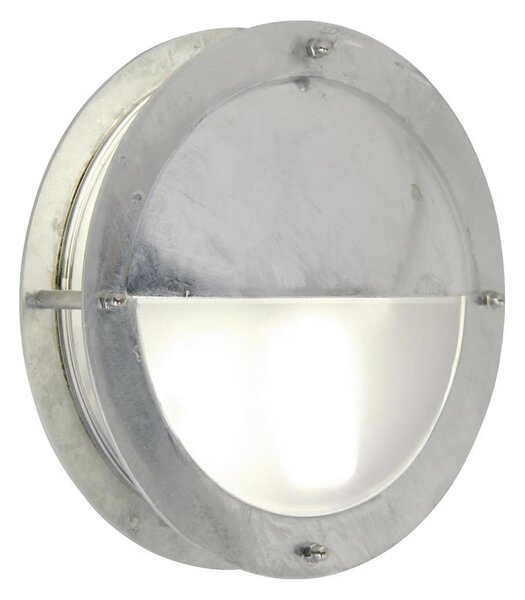 Nordlux - Vonkajšie nástenné svietidlo MALTA 1xE27/60W/230V IP54 strieborná