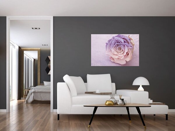 Obraz detailu kvetu ruže (90x60 cm)