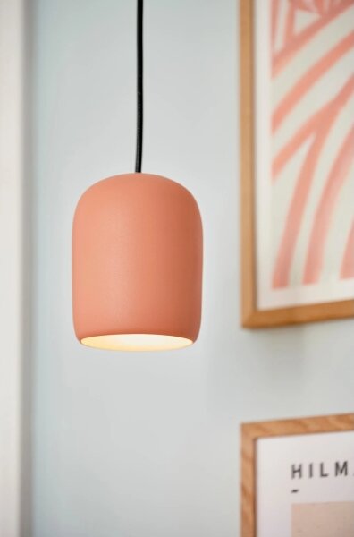 Nordlux - Luster na lanku NOTTI 1xE27/25W/230V oranžová