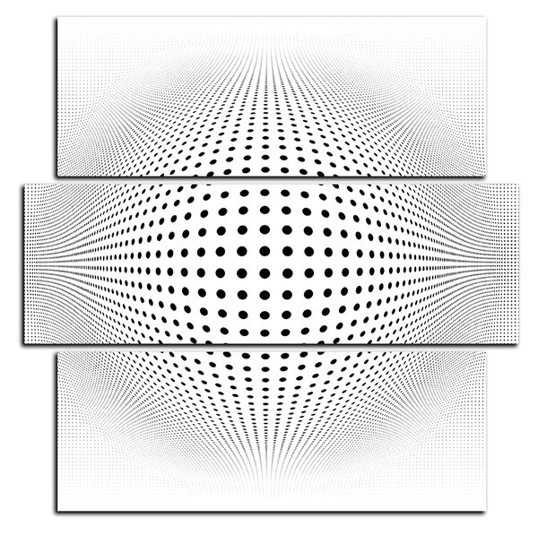 Obraz na plátne - Abstraktná geometrická sfera - štvorec 3218D (75x75 cm)