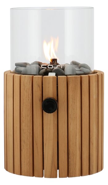Plynový lampáš COSI Cosiscoop Timber, teak ~ Ø18 x výška 30 cm